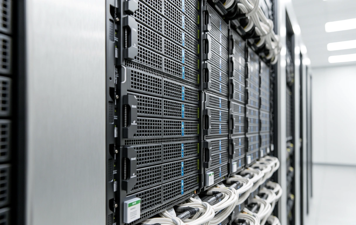 Technical infrastructure close-up